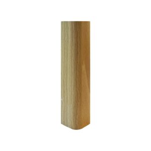 Angolare per zoccolo 90° R12 in faggio H 10 cm.
