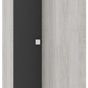 Armadio 98x96x223h angolare bianco consumato antracite